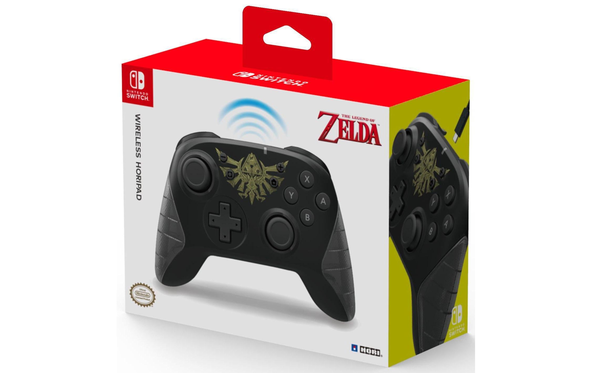 Controller Wireless Horipad ZeldaKabelloser Bluetooth-Controller für die Switch im Zelda-Design