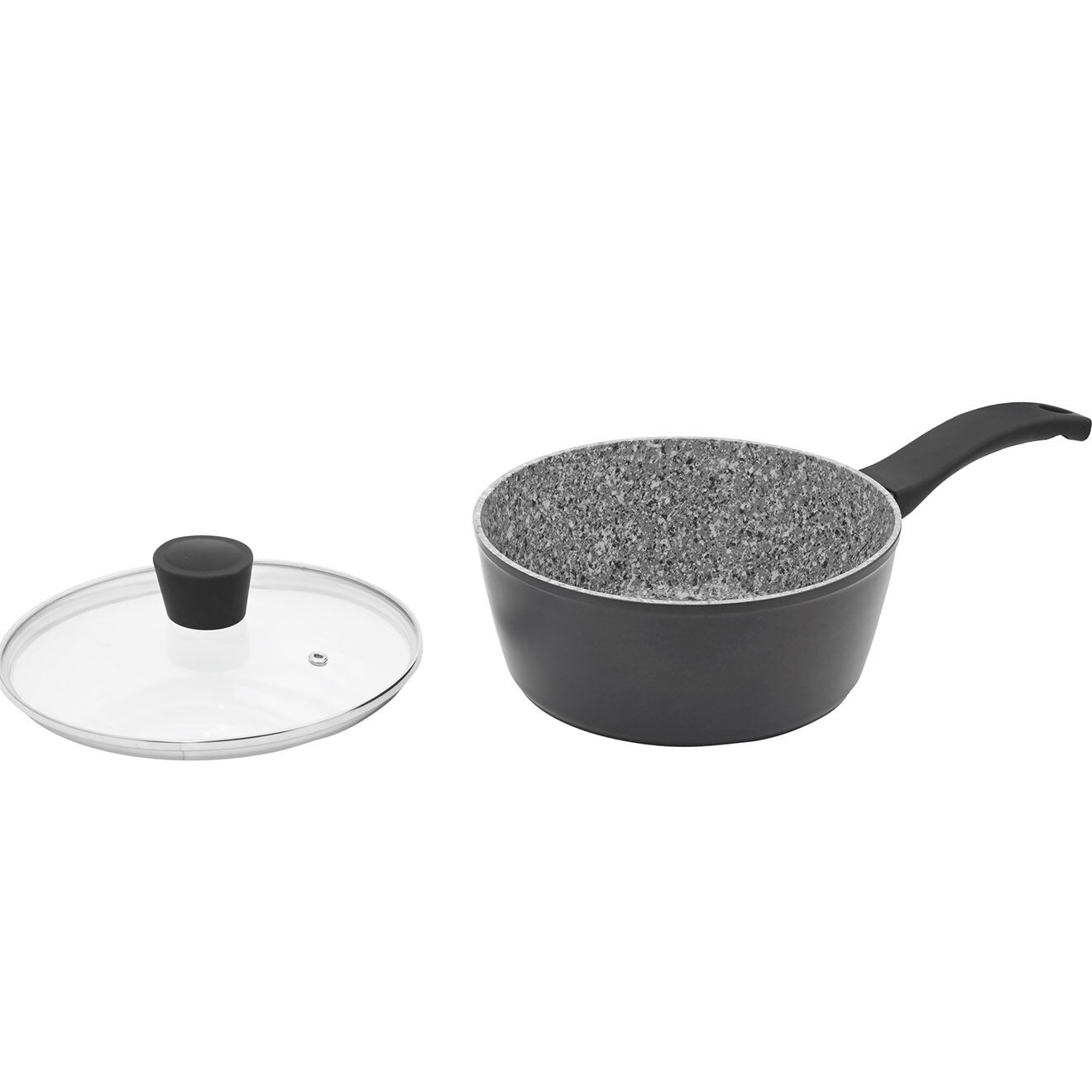 Kitchencook Casserole aluminium forge granit infusion induction cas20tfi gris/noir - D.20 cm