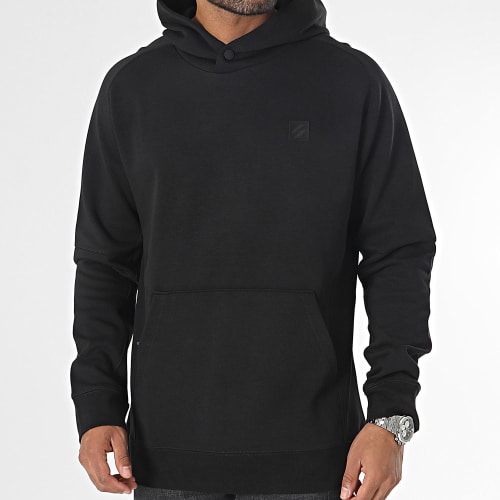 Sweat Capuche Code Tech Relaxed Noir