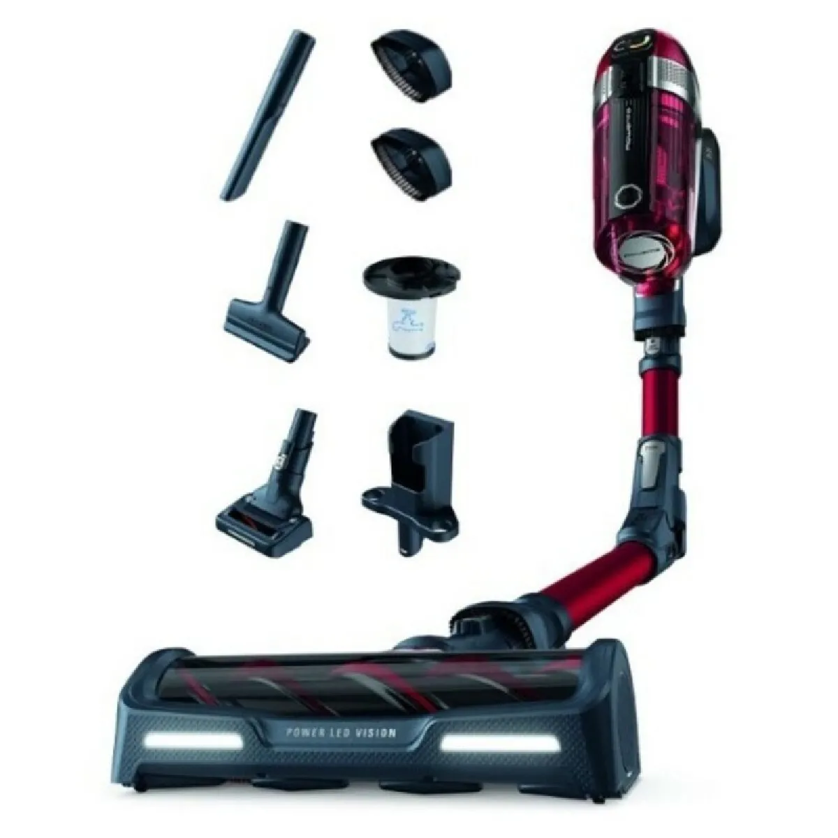 Rowenta X-Force Flex 11.50 - Noir/Rouge