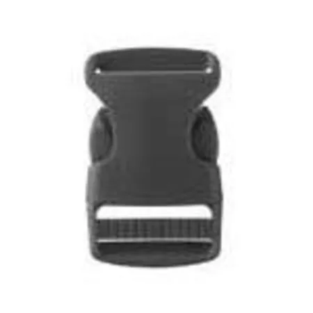 Glorex 64000202 Paracord Kunststoff-Verschluss, Schwarz, 32 mm, 2 Stk.