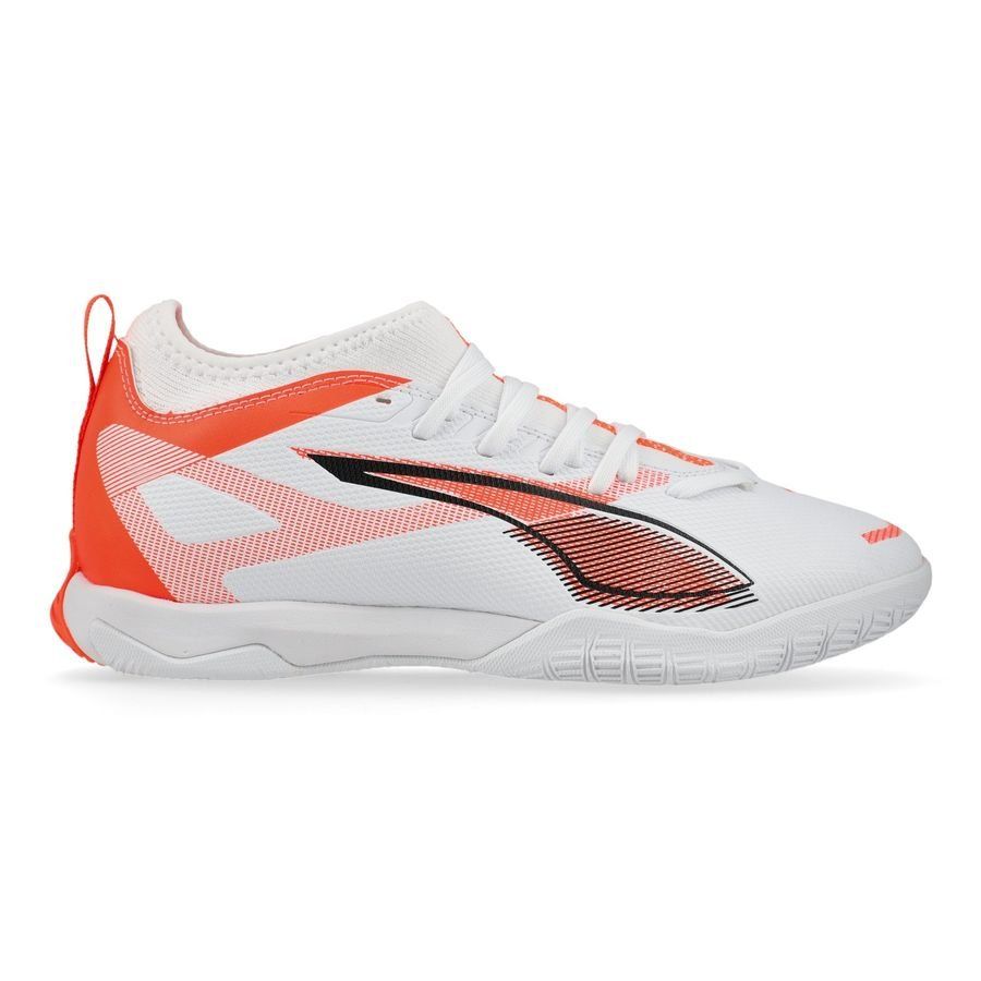 PUMA Ultra 5 Match IT   Mid Unlimited - Blanc/Noir/Glowing Red Enfant