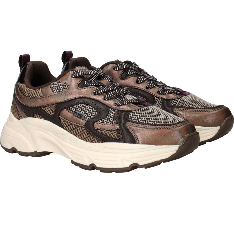 POSH by Poelman Sneakers Bruin Dames