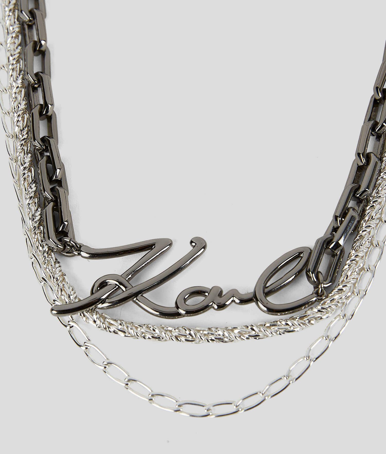 COLLIER CHAÎNE À PLUSIEURS RANGS K/SIGNATURE