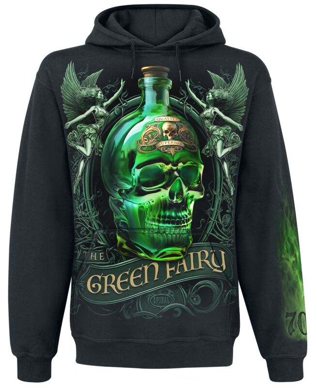 The Green Fairy | Spiral Sweat-shirt à capuche