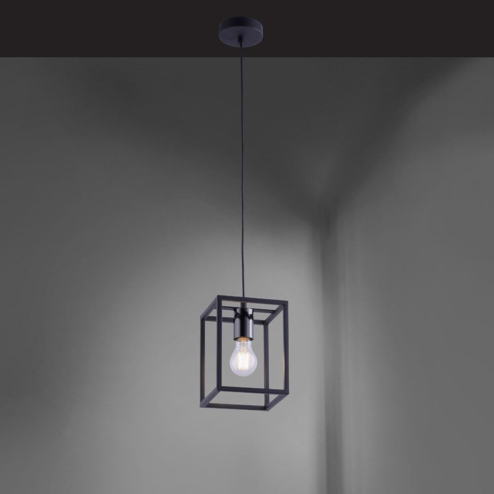 TAKLAMPE JUST LIGHT 60W SVART
