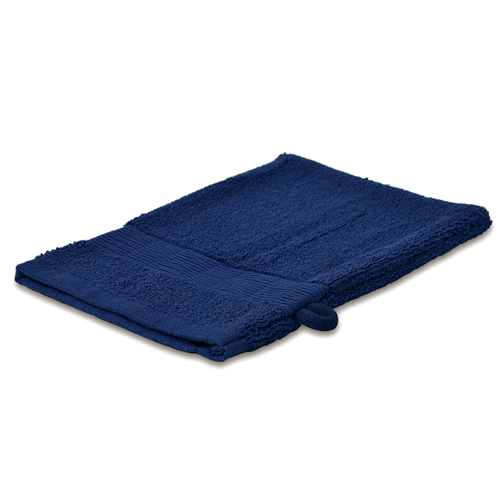 Calimosa Waschhandschuh - blau - Baumwolle- 15x20 cm