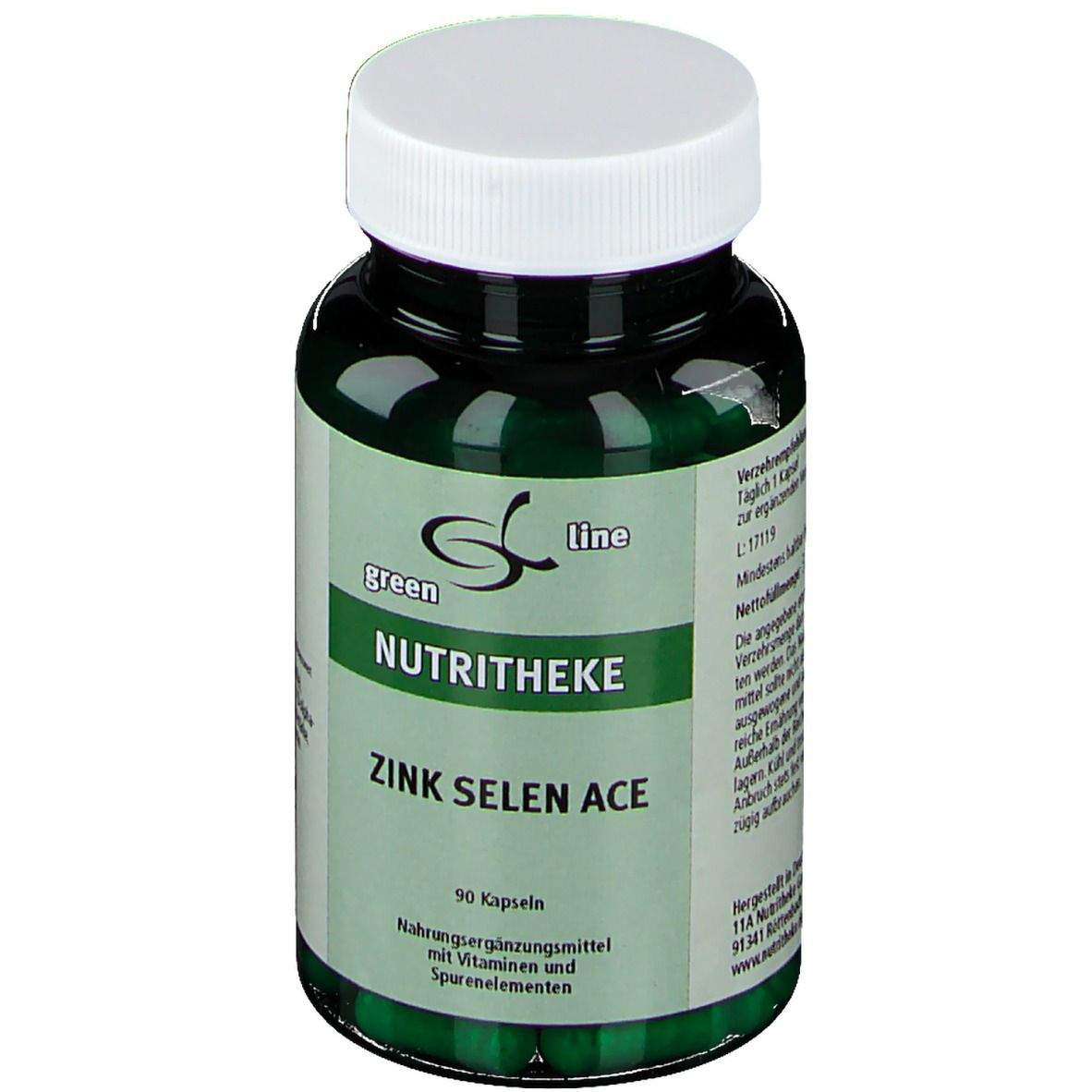 green line NUTRITHEKE Zink Selen ACE