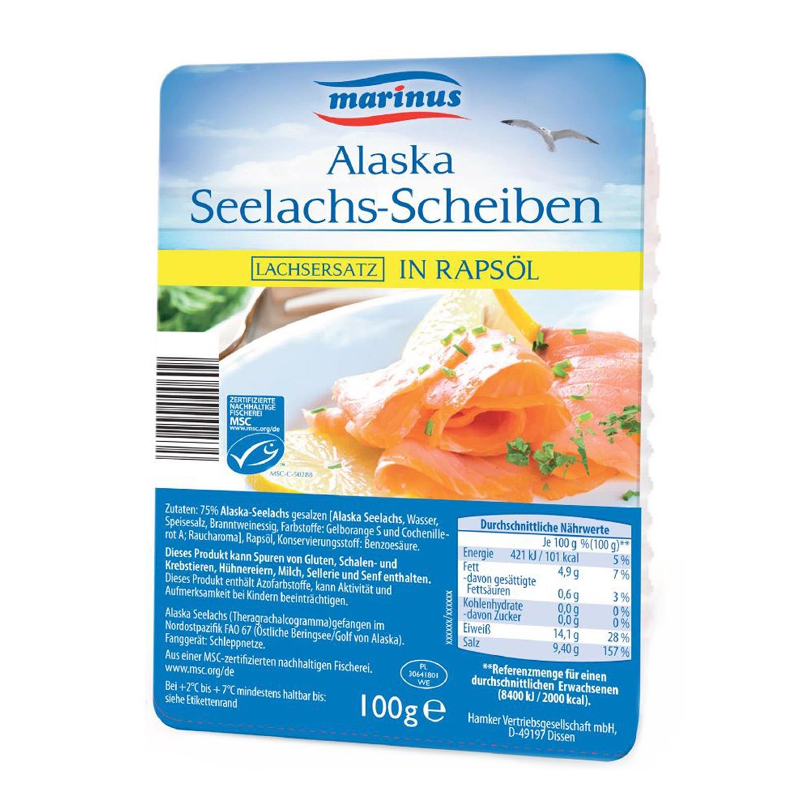 Marinus Alaska Seelachs-Scheiben