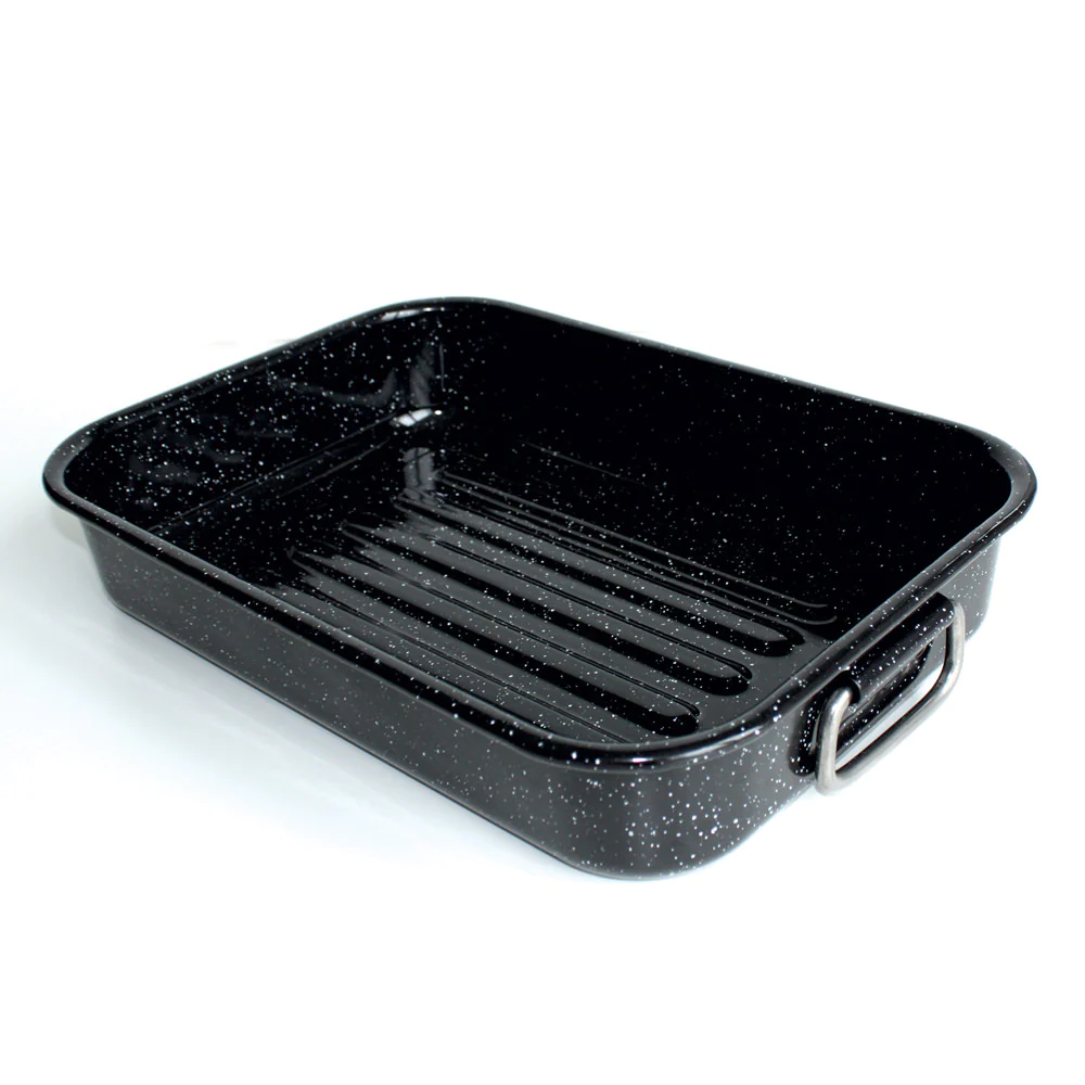 Plat à four Kitchen Roc 40x29 cm en acier émaillé Beka
