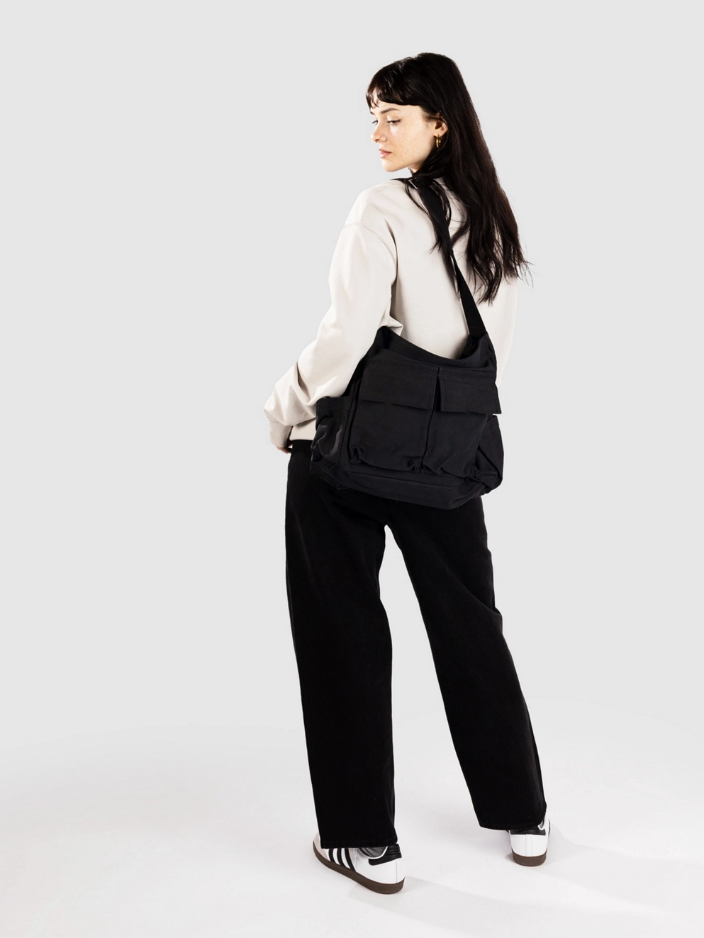 Blue Tomato Canvas Tote Bag black