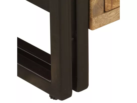 Meuble TV 120x35x45 cm Bois solide de manguier