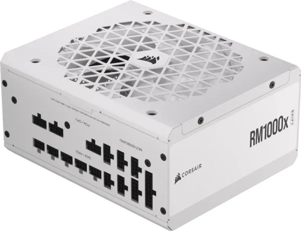 CORSAIR RMx Series RM1000X SHIFT - Strømforsyning (intern) - ATX12V 3.0/ EPS12V 2.92 - 80 PLUS Gold - AC 100-240 V - 1000 Watt - hvid