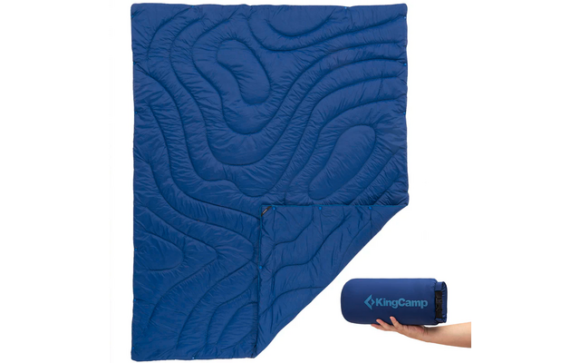KingCamp Contour Decke mit Druckknöpfen 175 x 135 cm