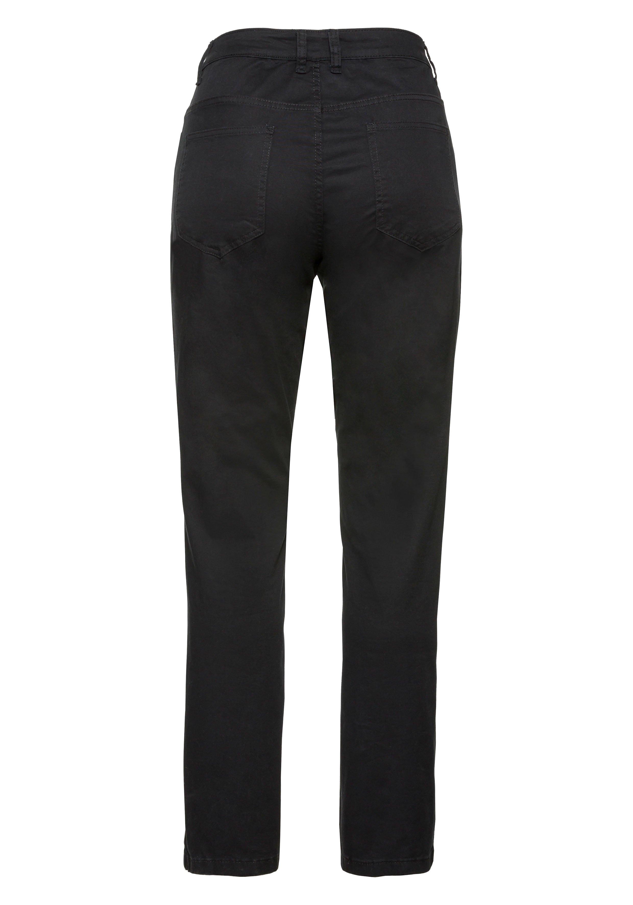 Gerade Hose aus Baumwoll-Twill