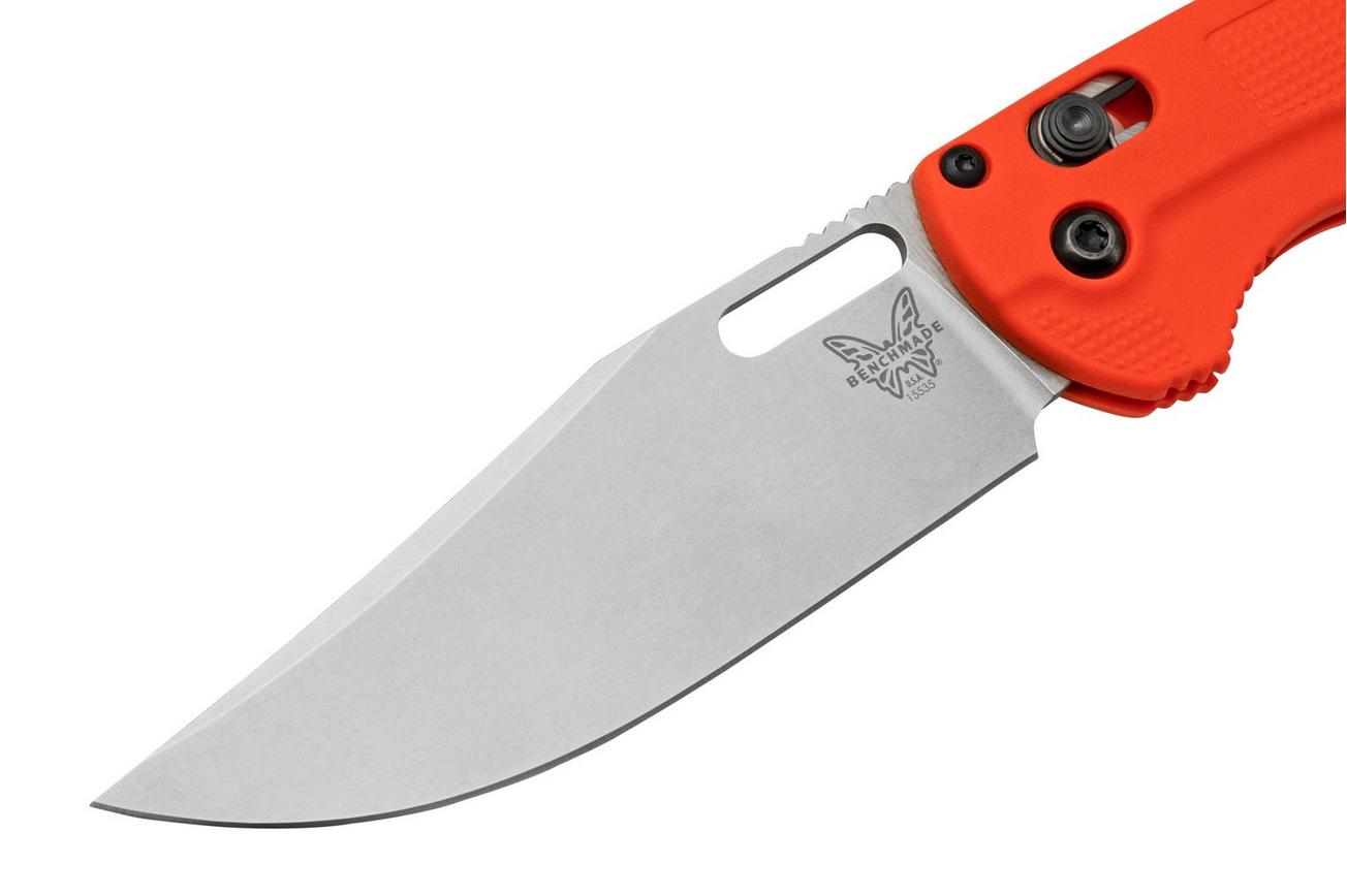 Benchmade Taggedout 15535, CPM-154, Orange Grivory, jachtzakmes