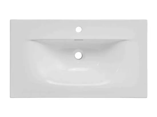 Vasque en céramique Sky - 81 x 46 x 17 cm - Blanc
