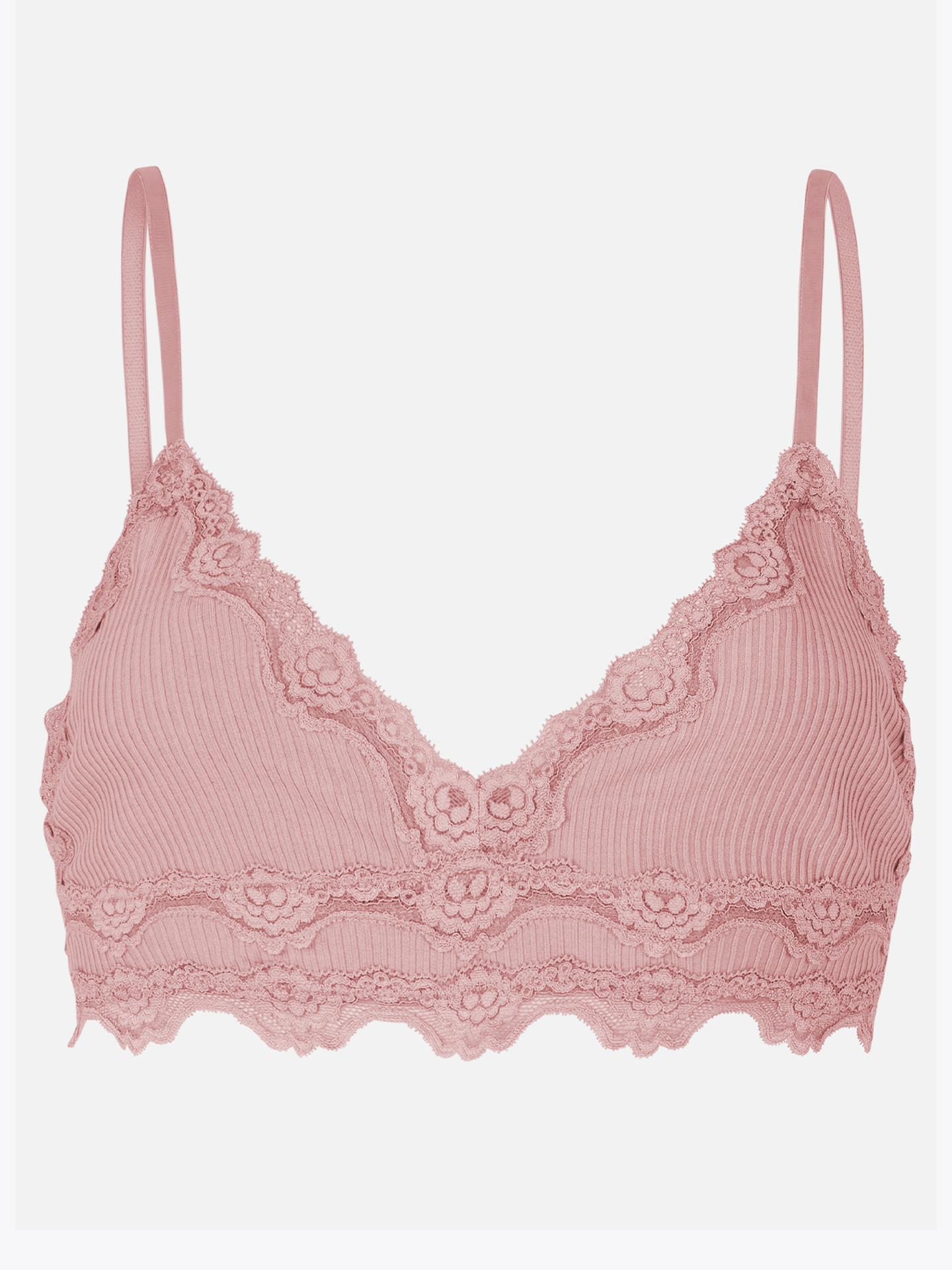 Silk Bra W/Lace