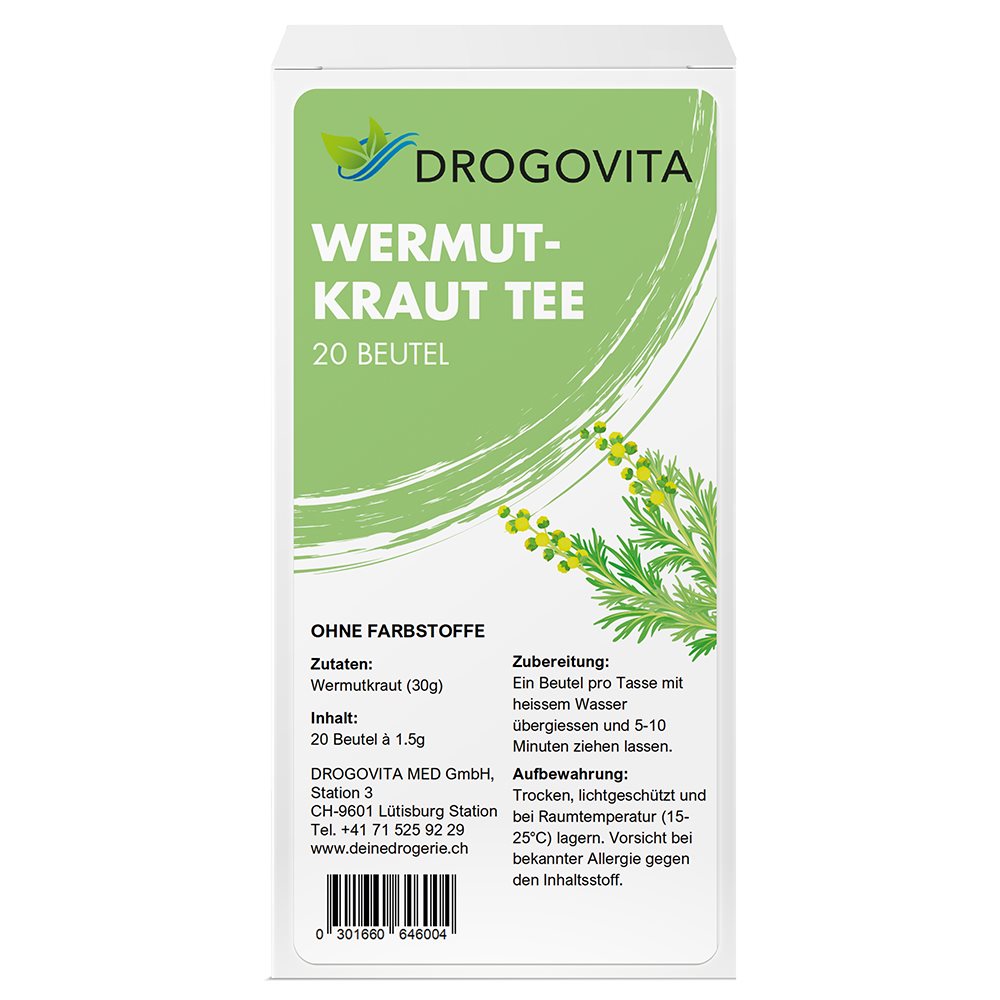 DROGOVITA Wermut Tee Tees Btl 20 Stk