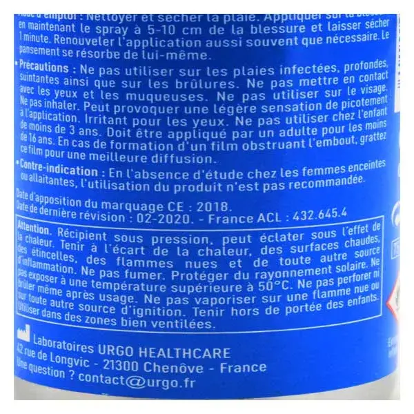 Curativo em spray Urgo Filmogel 40ml