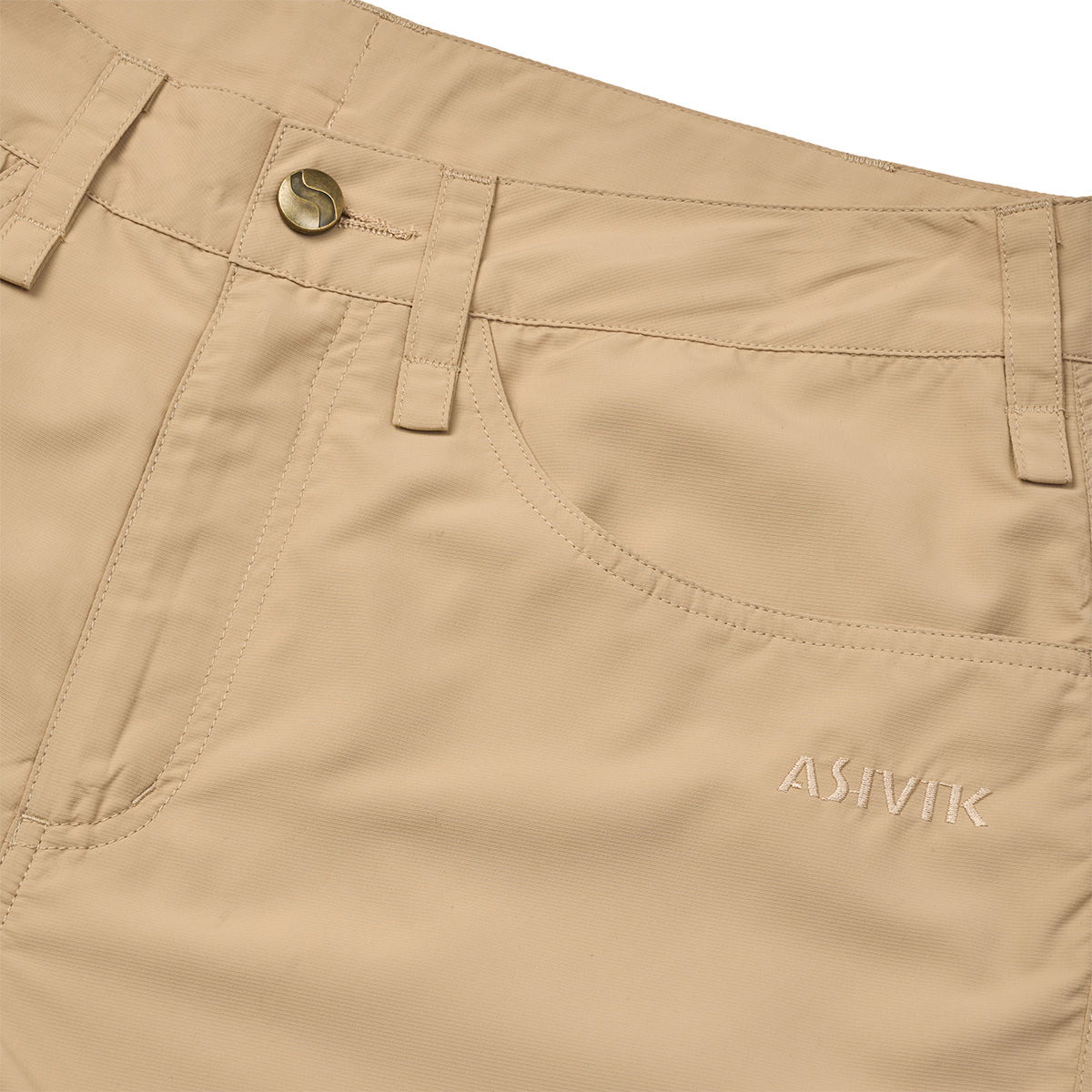 Asivik Travel Zip-Off bukser, dame (Sand) - Spejder Sport