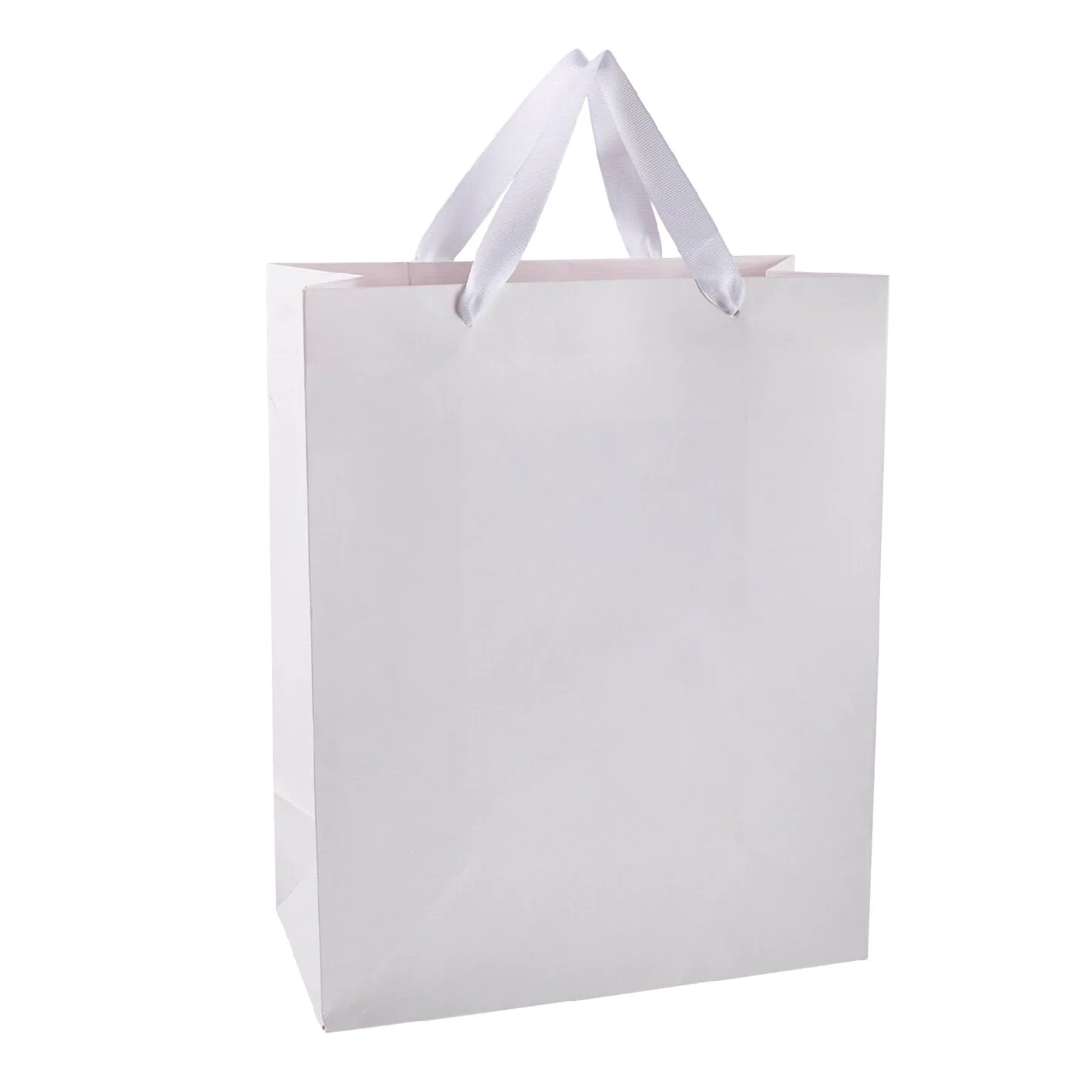 Geschenktüte Edel, weiß, 26 x 32 cm
