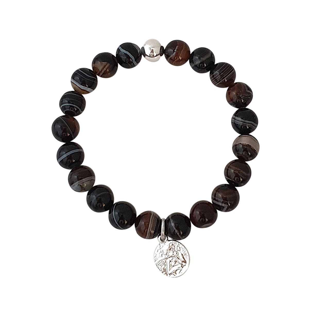 Bracelet agate zèbre Serenity