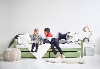 Hoppekids Enkeltseng ECO Dream 90x200 cm, Pale Green