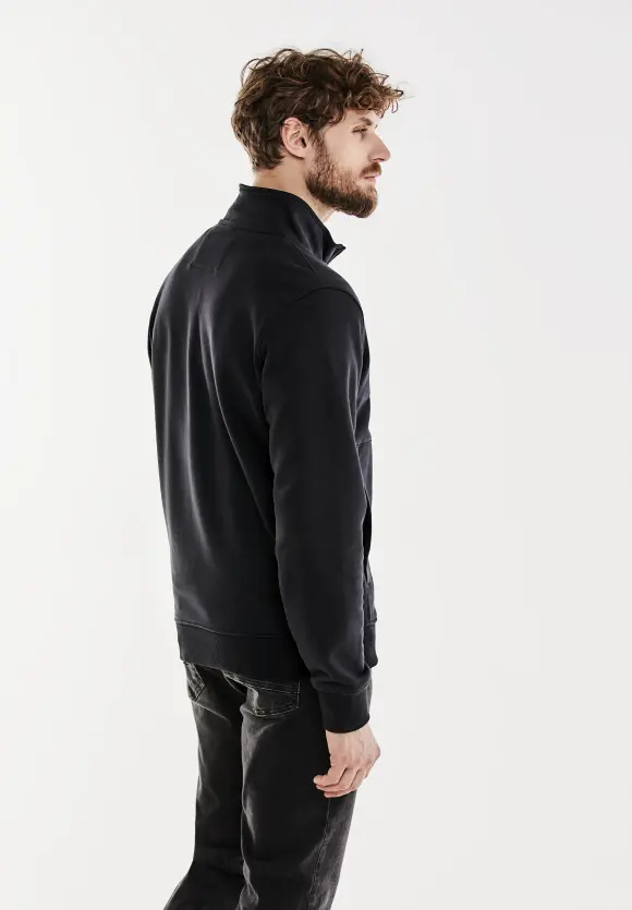 Troyer Sweatjacke - faded black
