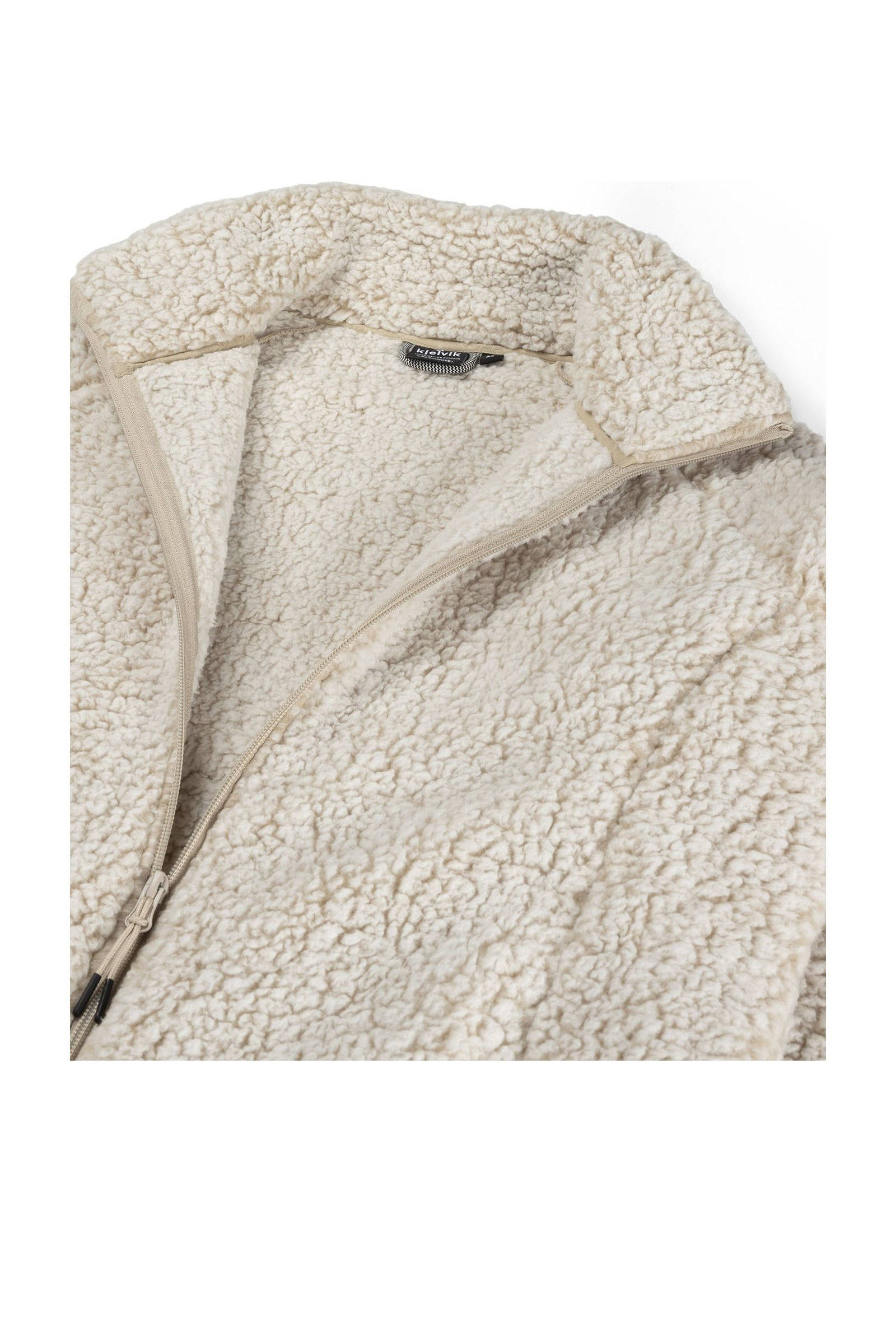 Kjelvik fleece vest Suvi ecru