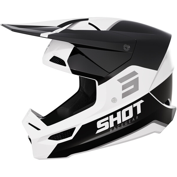 Shot - Casque Furious Bolt Noir / Blanc / Brillant