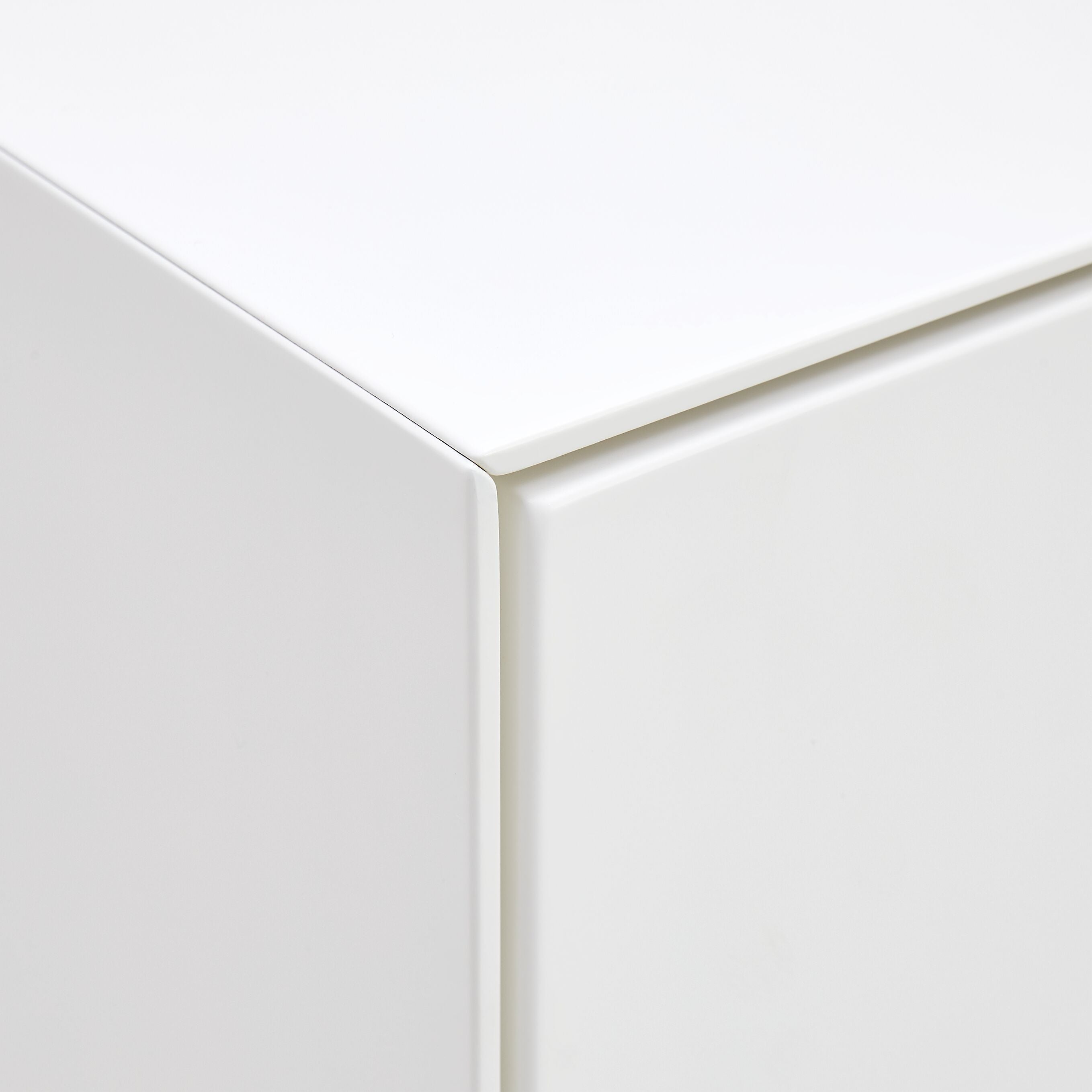 LUX Lowboard - Weiss / B: 180.0 cm x T: 46.0 cm x H: 49.5 cm