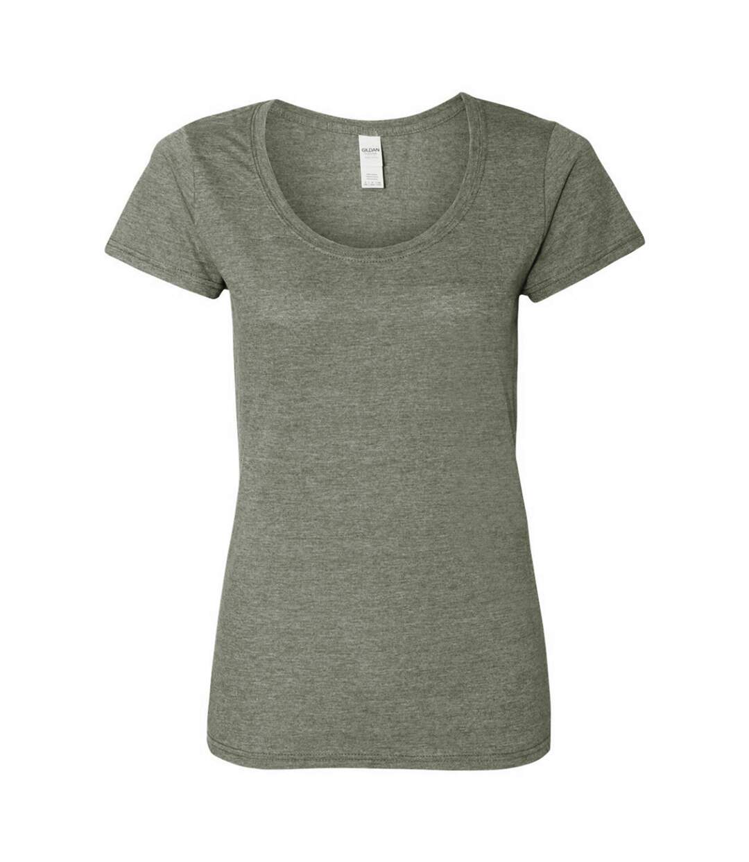 Gildan - T-shirt à col rond - Femme (Graphite chiné) - UTBC3717