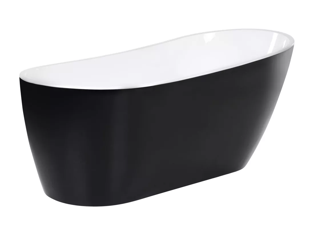 Baignoire îlot noire 170 x 78 cm SOLARTE