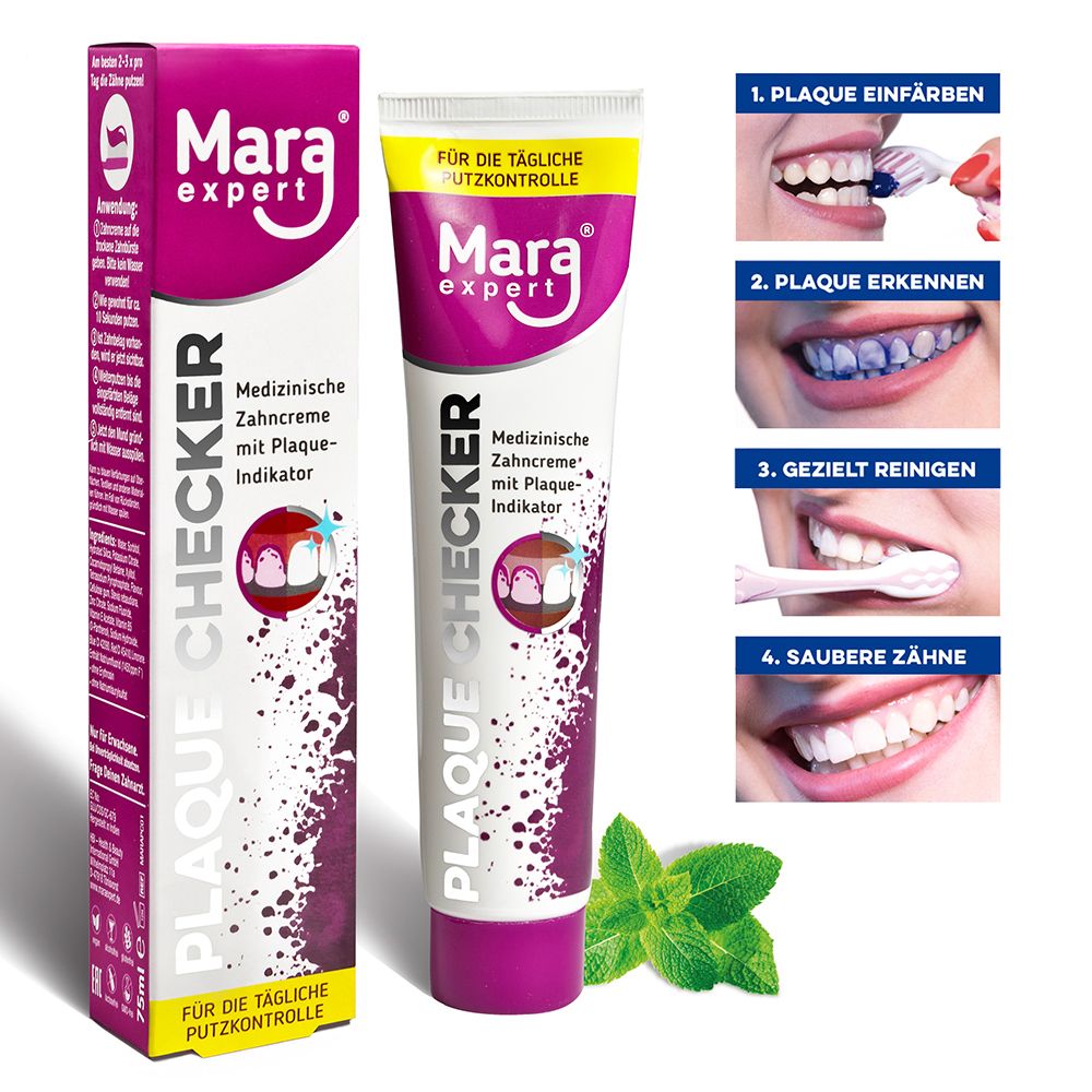 Mara® expert Plaque Checker Medizinische Zahncreme