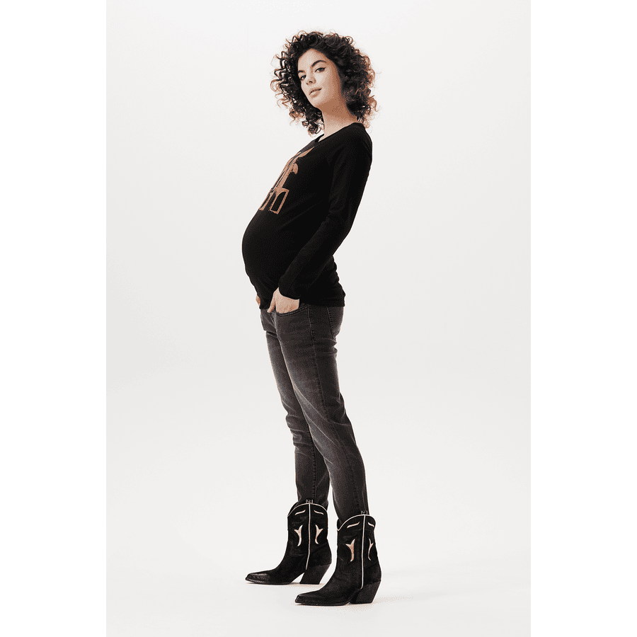 SUPERMOM Langarmshirt Cortez Black
