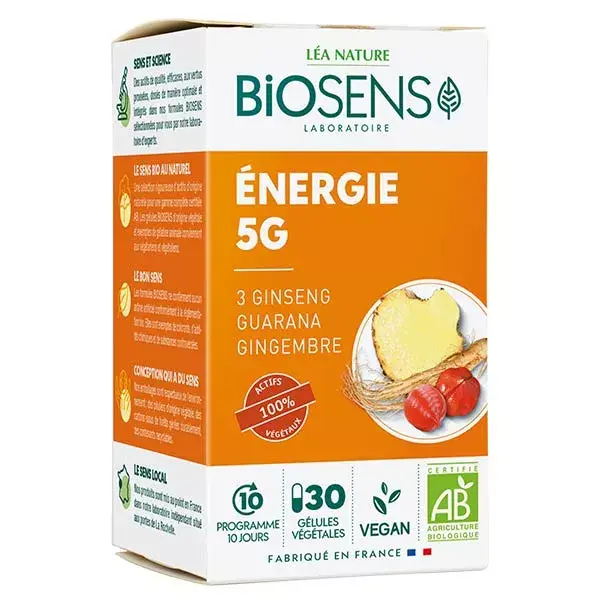 Biosens Energy 5G Orgânico 30 Cápsulas Vegetais