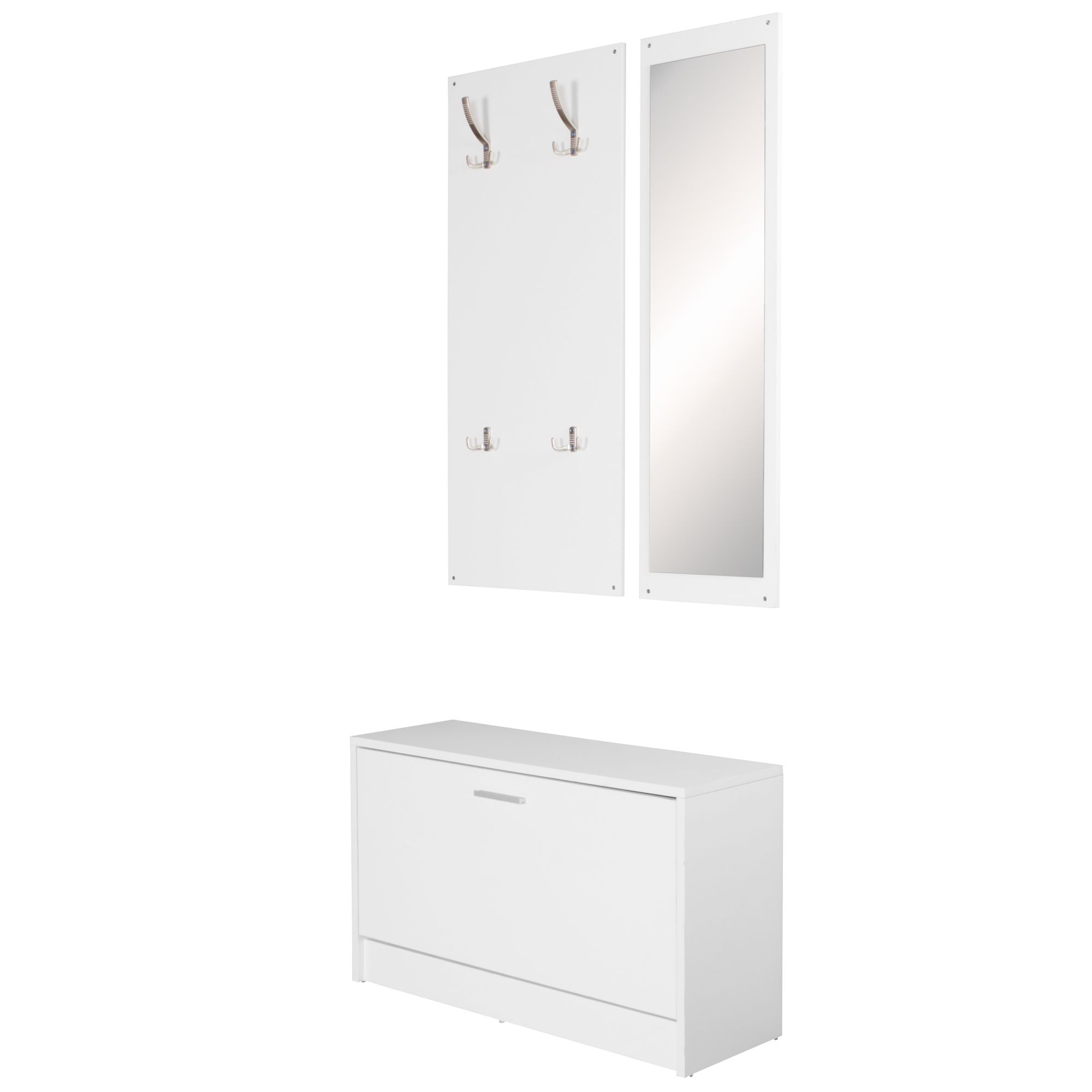 Garderobe SALERNO Weiß