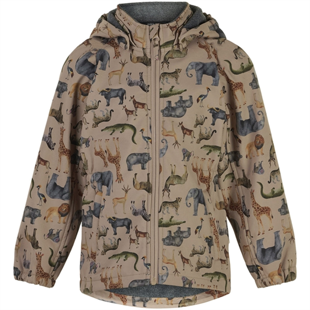 Softshell Jakke Nougat - Mikk-Line → Luksusbaby.dk
