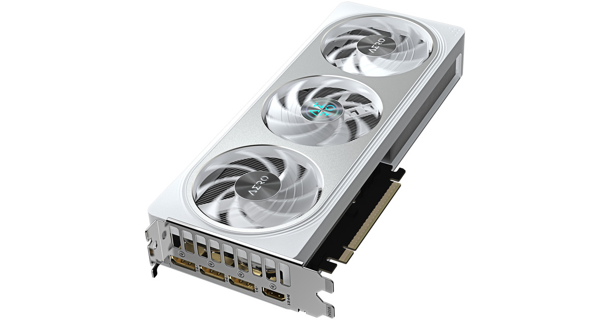 GIGABYTEGeForce RTX 5060 AERO OC 8G grafische kaart  (3x DisplayPort, 1x HDMI, DLSS 4)