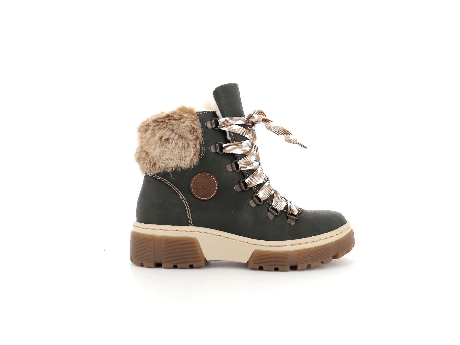 Rieker-X8647 Synthétique Olive