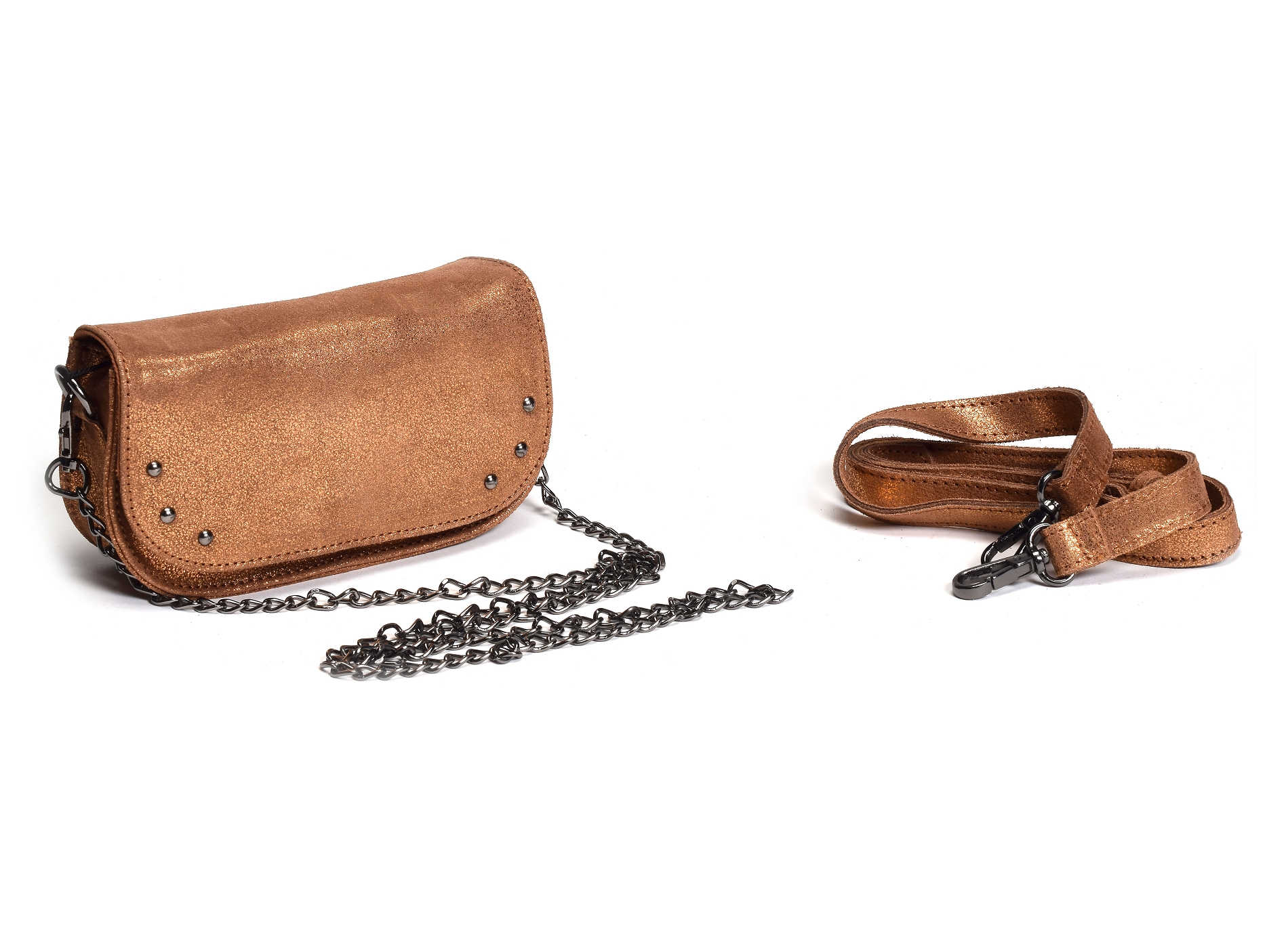 Pochette bandouliere alice he899 cuivre