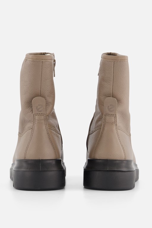 Ecco Nouvelle Enkellaarsjes taupe Leer