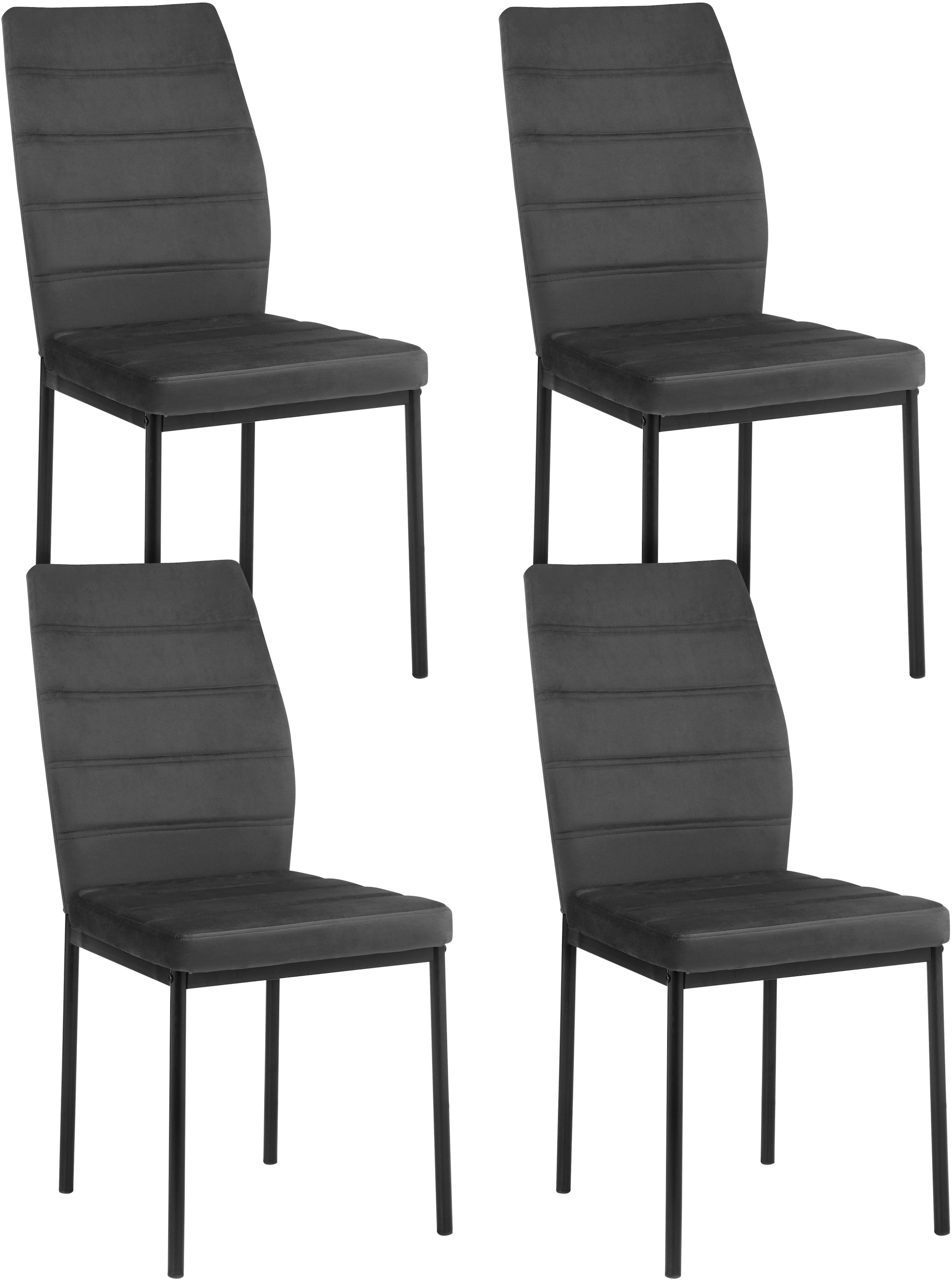 INOSIGN Essgruppe »Canningtone, TOPSELLER!, OTTOs Choice« Esszimmer, Essgruppe, Sitzgruppe TOPSELLER!,  Metall Gestell, Tischplatte MDF mit Melaminbeschichtung, OTTOs Choice