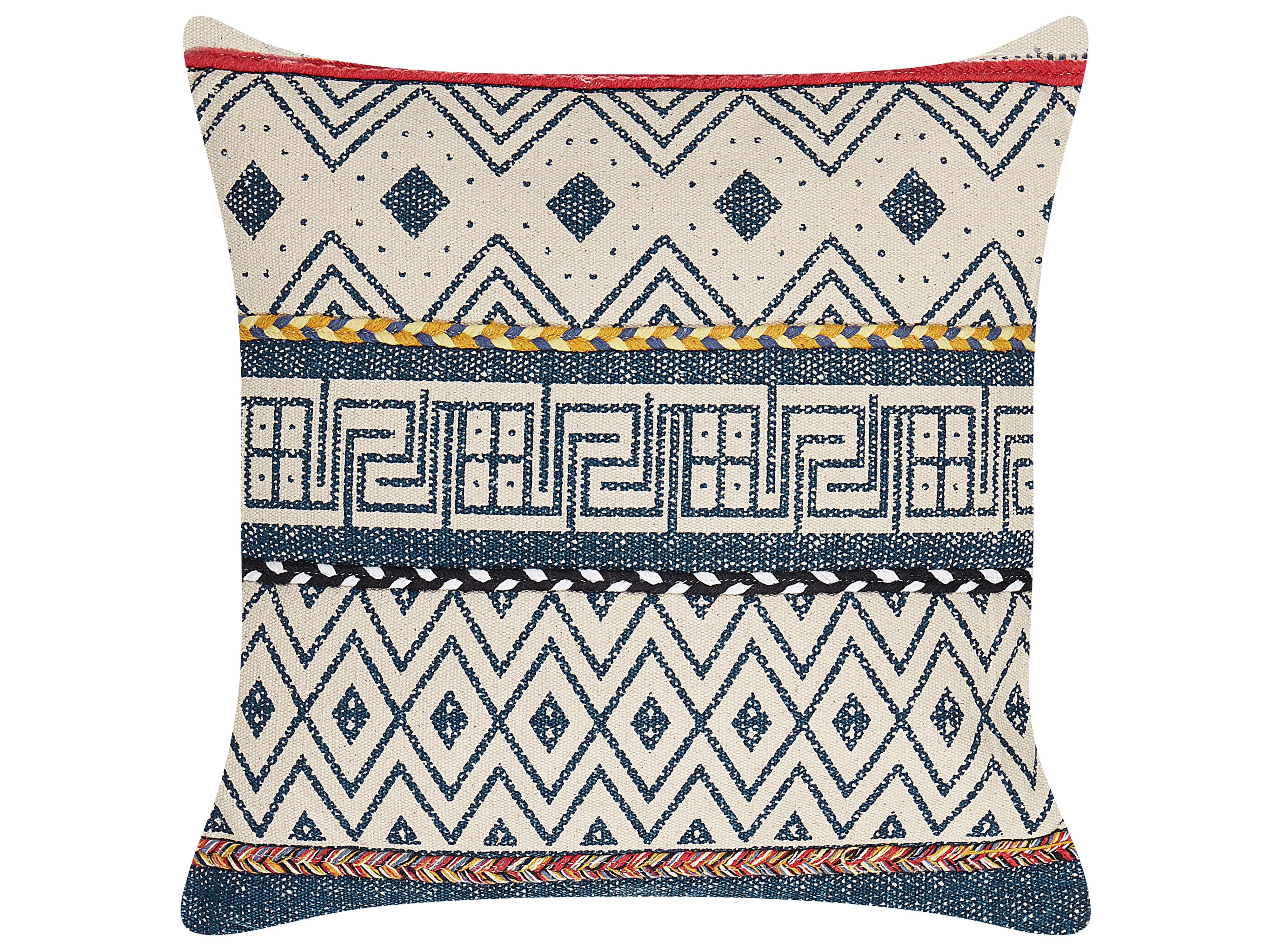 Set van 2 sierkussens SOUK Katoen 50 x 50 cm Meerkleurig geometrisch patroon