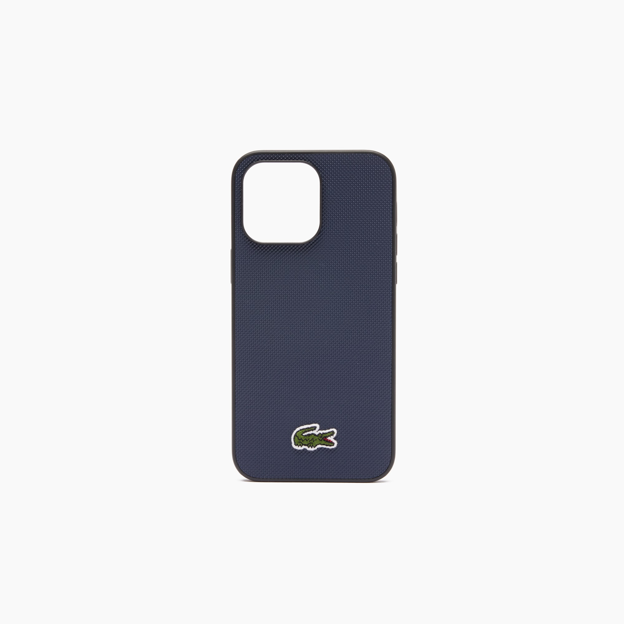 Coque iPhone 14 Pro Max effet petit piqué Coques iPhone - Bleu - Lacoste - Unisex