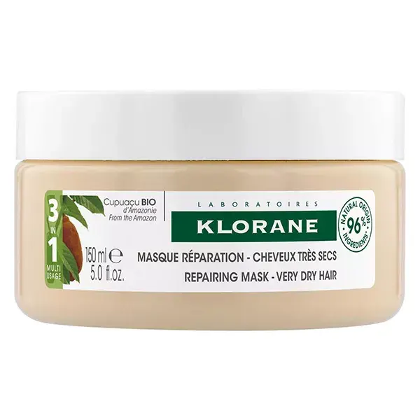 Máscara Nutritiva e Reparadora com Manteiga de Cupuaçu Klorane 150ml