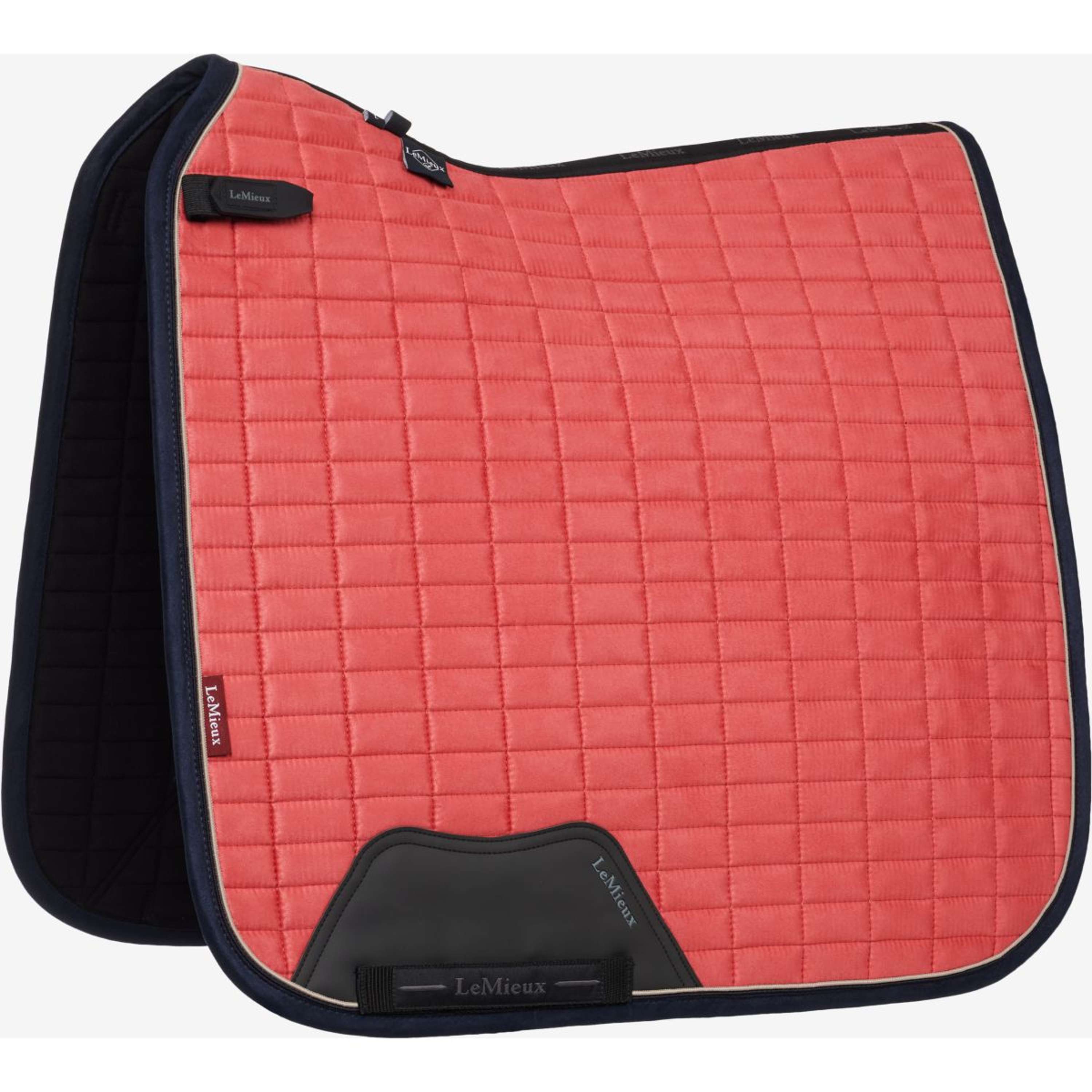 LeMieux Zadeldekje Suede Dressuur Cranberry