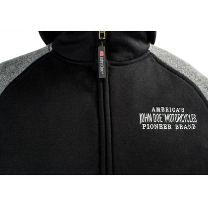 Sweat moto John Doe HOODIE 2 COLOR - Noir