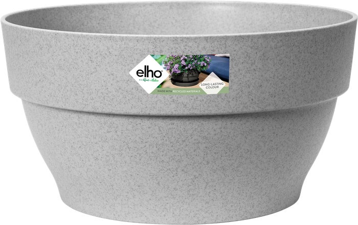 Elho bloempot Vibia Campana grijs D 27 H 14 cm